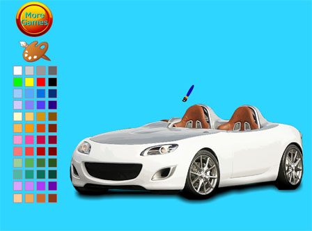 Белый авто
